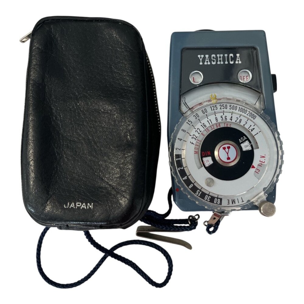 Vintage Yashica Handheld Light Meter Model YEM55 Japan With Case